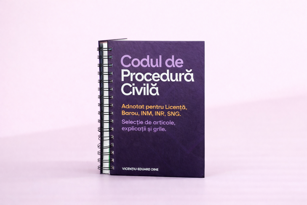 Codul de Procedură Civilă PREMIUM - Adnotat pentru Licență, Barou, INM, INR, SNG